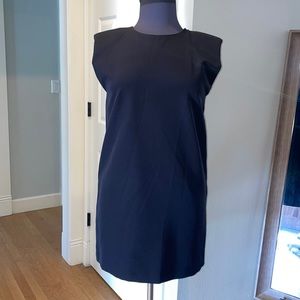 Zara dress -sz. LARGE padded shoulders